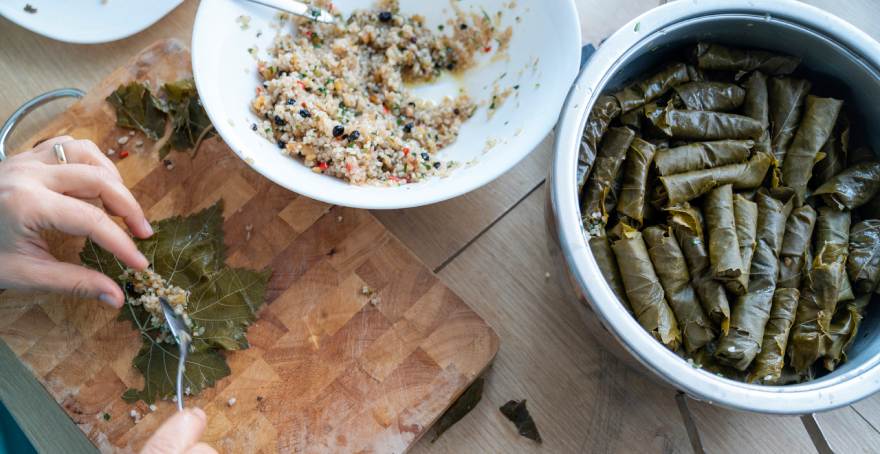 Usbekistan: Dolma Weinblätter