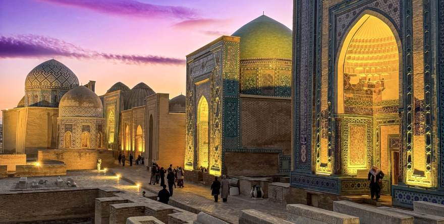 Usbekistan Sehenswürdigkeiten: Nekropole Schakhi-Zinda , Samarkand