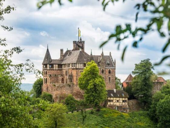Schloss Berlepsch in Witzenhausen aus der Ferne