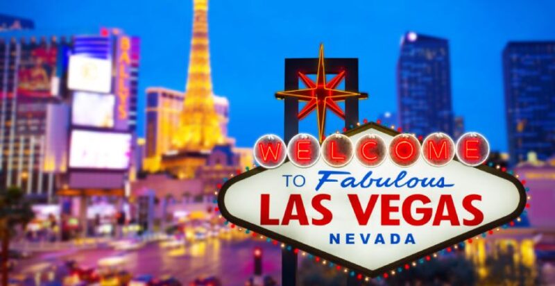 Welcome to Las Vegas - LED Wilkommensschild