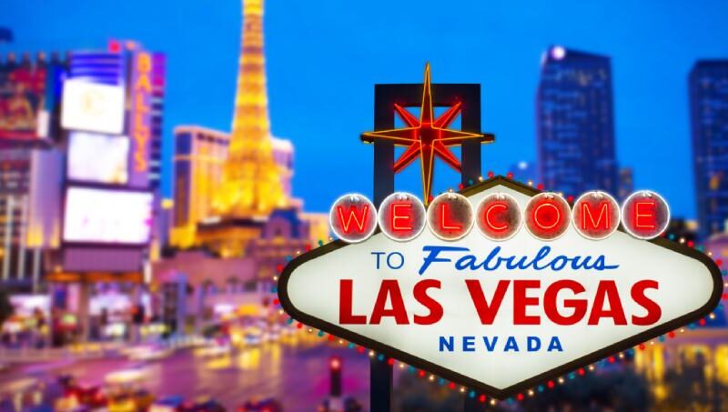 Welcome to Las Vegas - LED Wilkommensschild