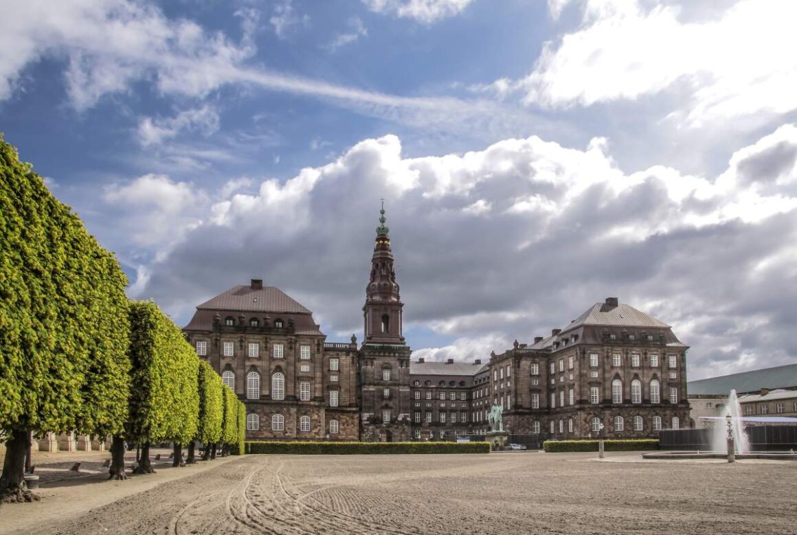 Schloss Christiansborg im Zentrum von Kopenhagen