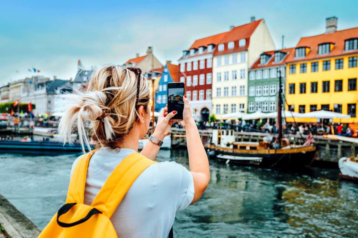 Kopenhagen Touristin Foto