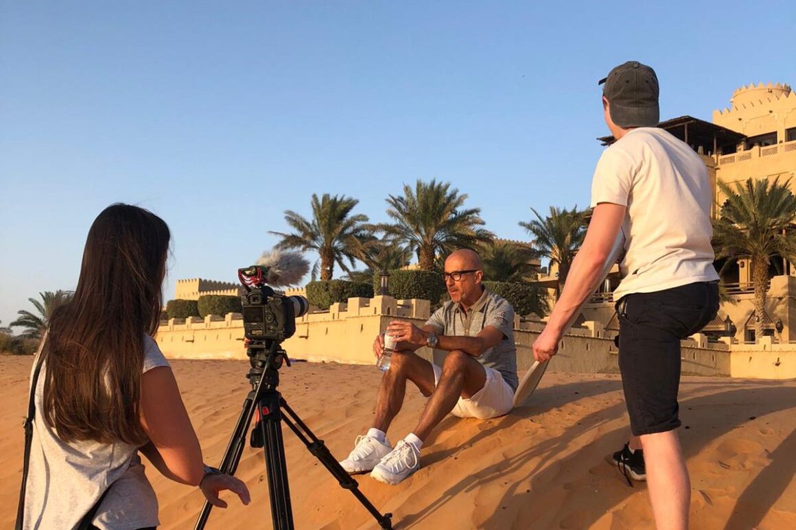 Goofy auf Achse in der Wüste