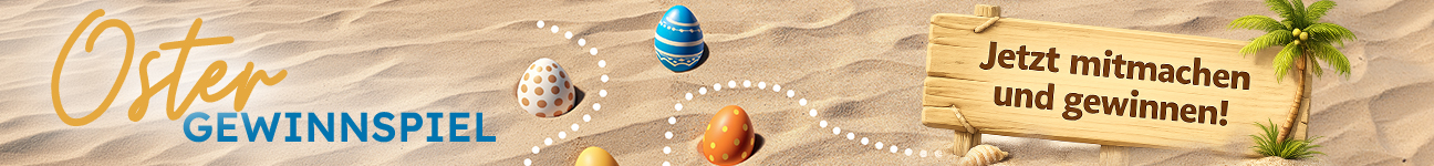 sonnenklar.tv Oster-Gewinnspiel 2026 Banner schmal