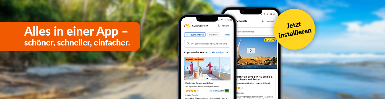 sonnenklar.TV-App App Banner Homepage