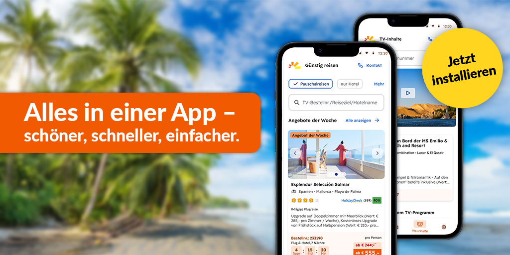 sonnenklar.TV-App App Banner Artikel Sidebar