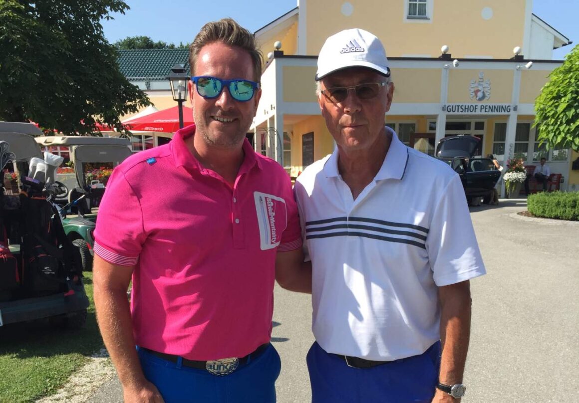 Kai mit "Kaiser" Franz Beckenbauer