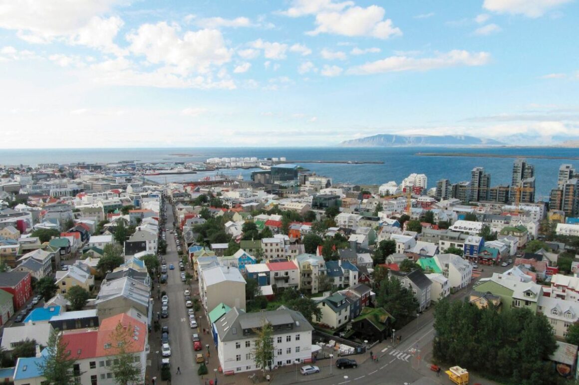 Reykjavik Stadtblick, Island