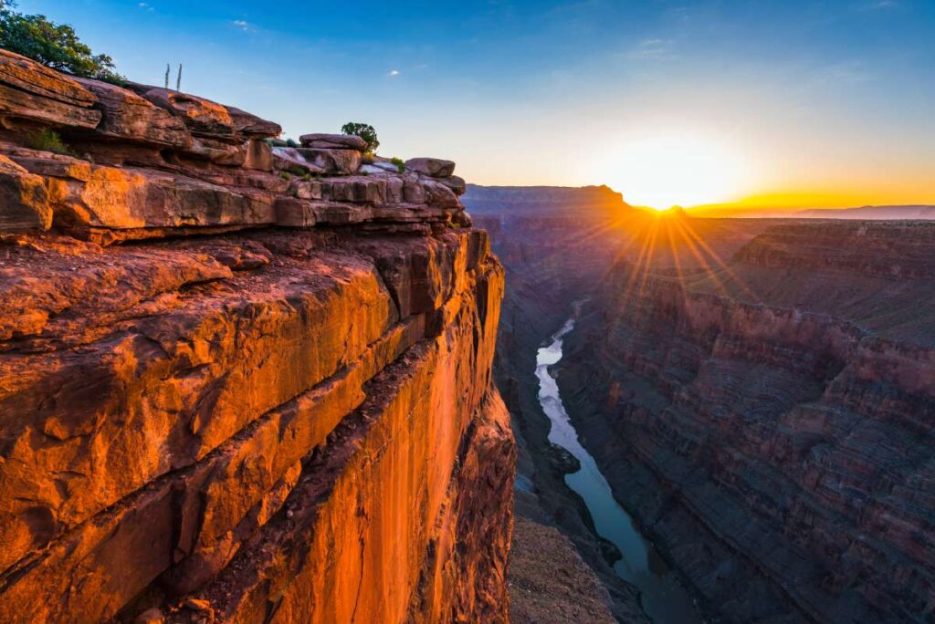 Sonnenaufgang im Grand Canyon Nationalpark