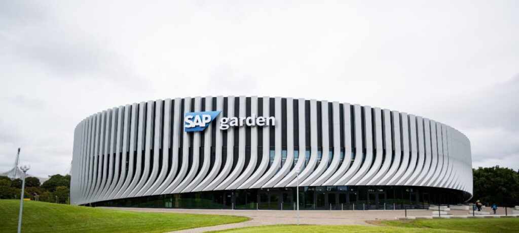 Außenansicht des SAP Garden in München