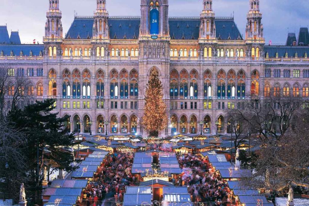 Weihnachtsmarkt am Rathaus in Wien