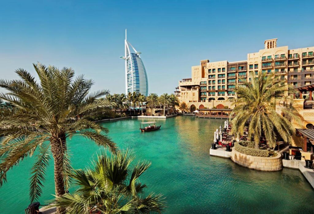 Burj Al Arab mit Madinat Jumeirah Komplex