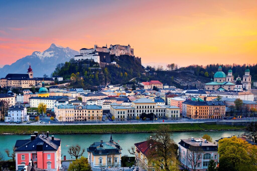 Blick auf Salzburg