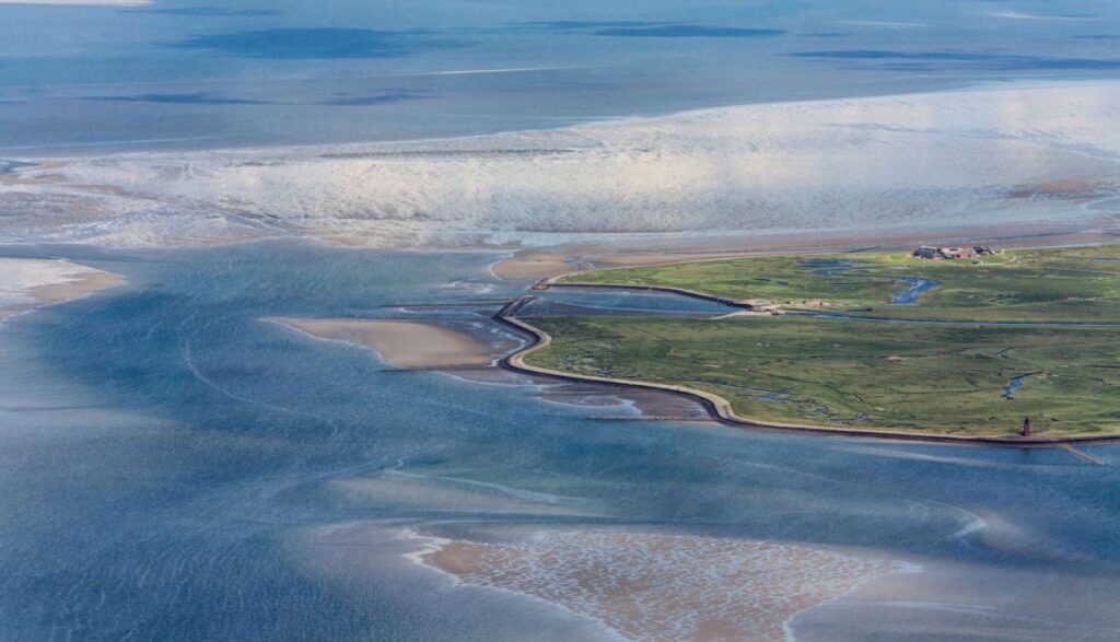 Wattenmeer aus der Vogelperspektive