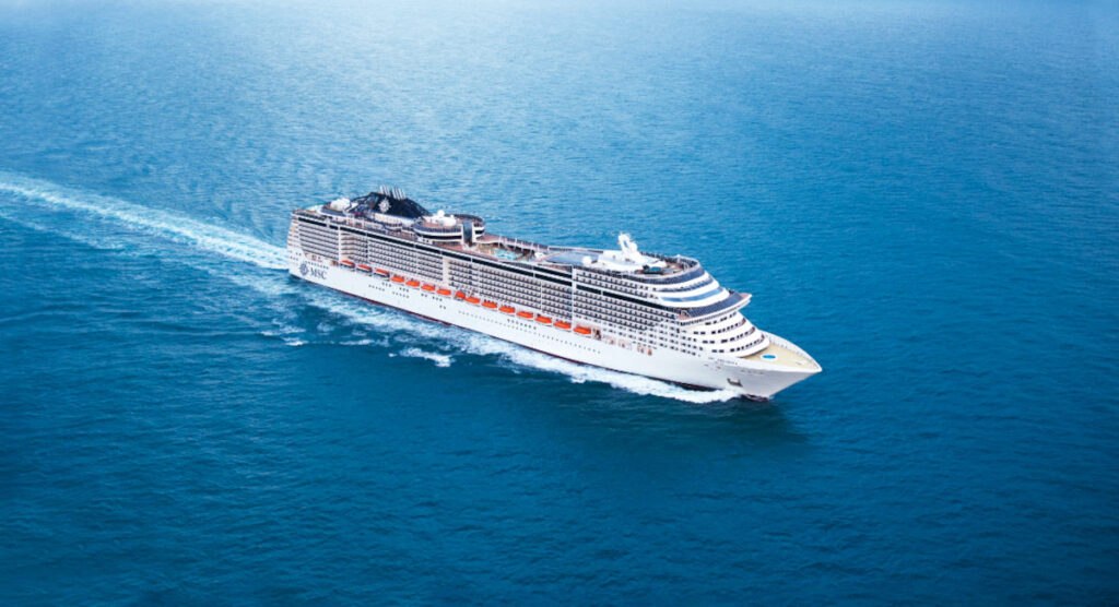 Kreuzfahrt ab 479 Euro – MSC Preziosa mit Vollpension ab Hamburg MSC Preziosa - seitliche Ansicht
